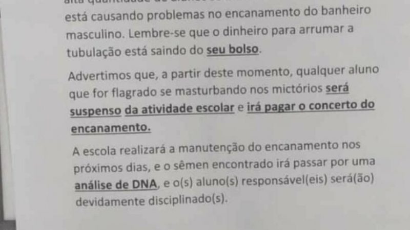 Brincadeira de 1º de abril em escola de Araçatuba (SP) vira caso de polícia