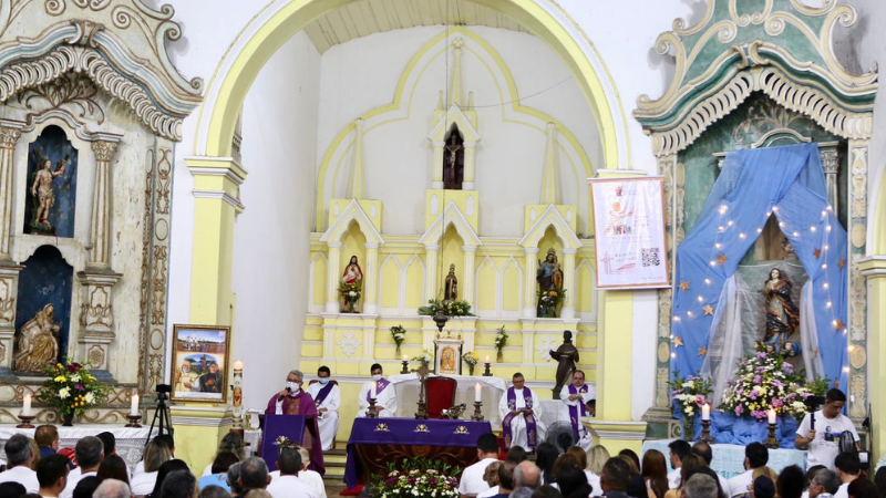 Governadora participa da missa de 7º dia do prefeito de São Gonçalo do Amarante