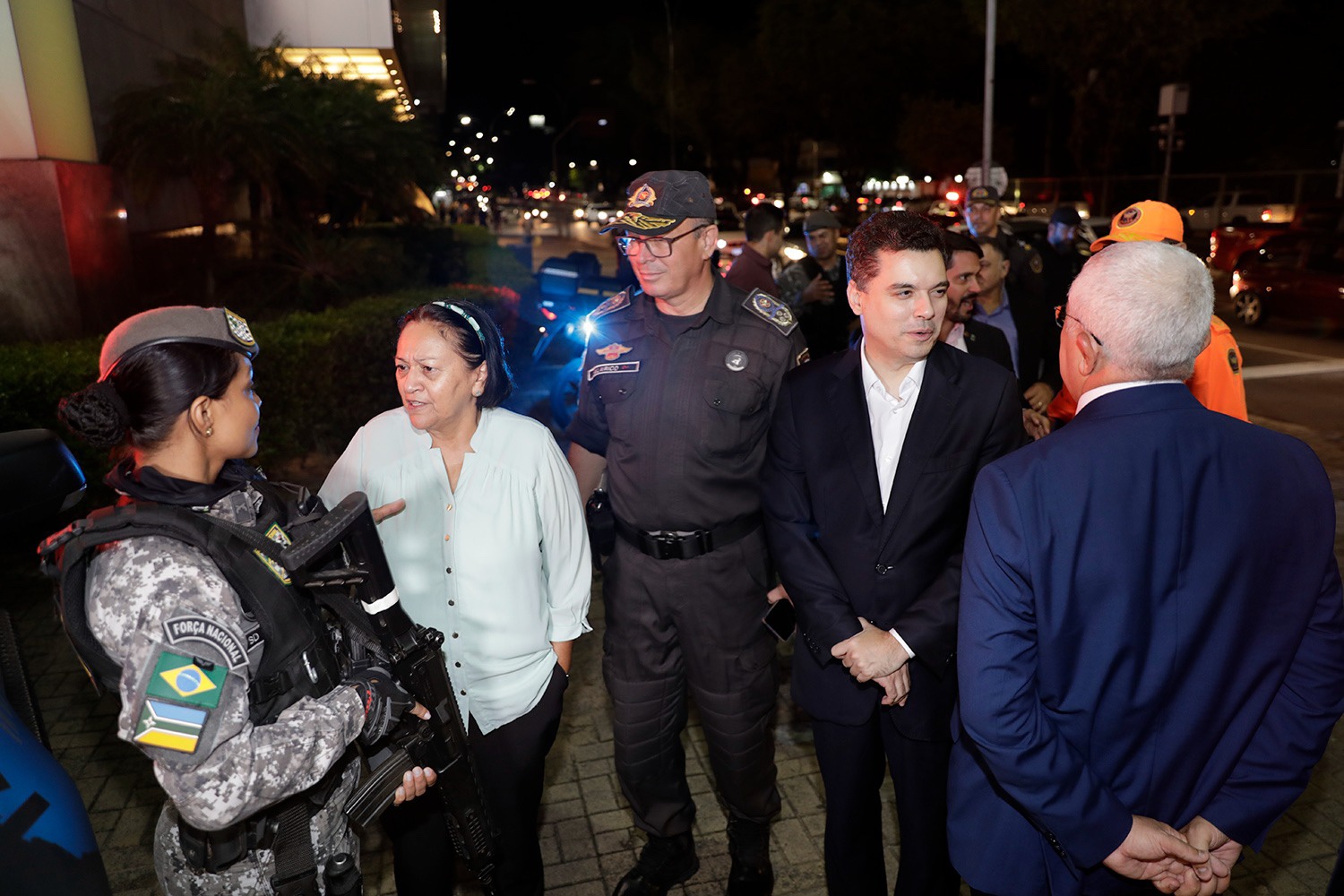 Em nenhum momento a GOV esteve Off, Fátima Bezerra acompanha o trabalho das forças de segurança