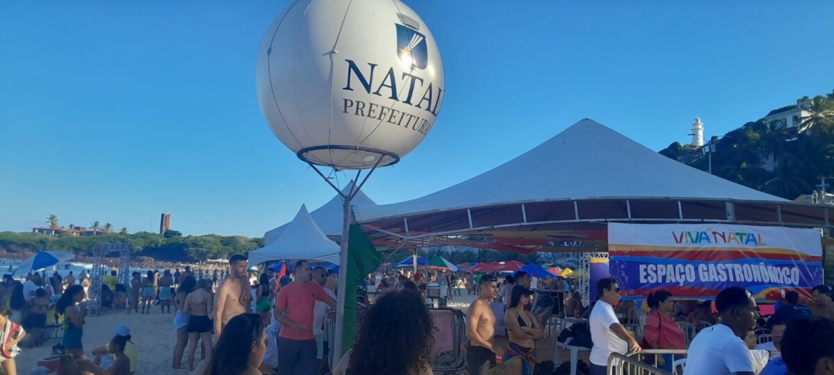 Projeto “Viva Natal nas praias” movimentou Areia Preta (Miami) no final de semana