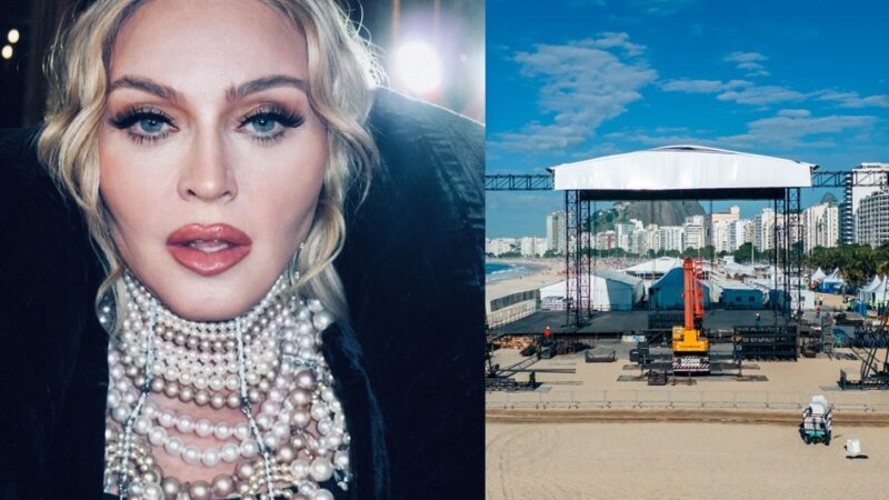 Madonna já está no Brasil para mega show na Praia de Copacabana no Rio