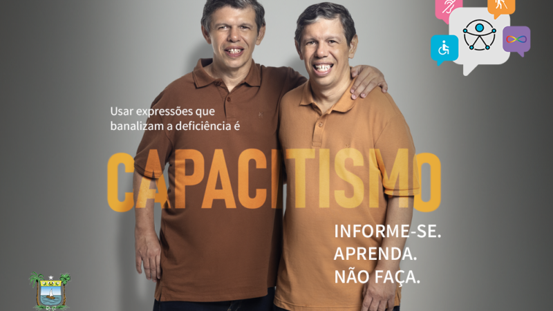 Capacitismo: ALRN lança campanha com presença dos gêmeos Ângelo e Augusto