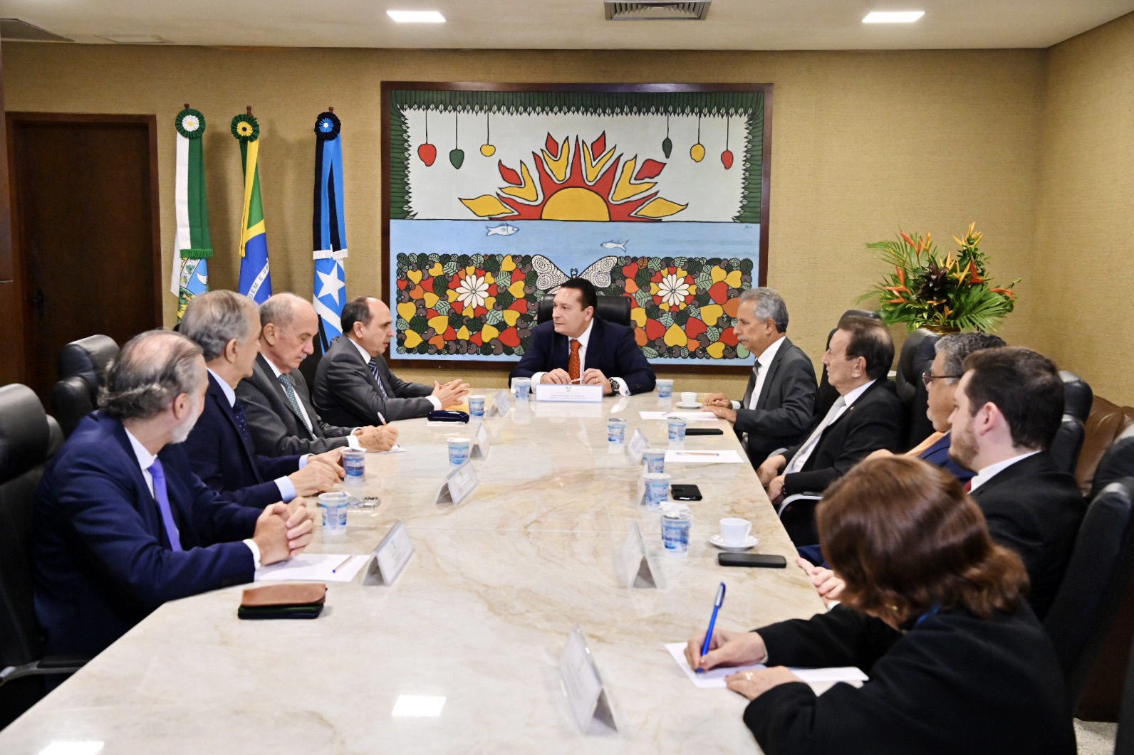 Presidente do TJRN e desembargadores se reúnem com Ezequiel Ferreira na Assembleia￼