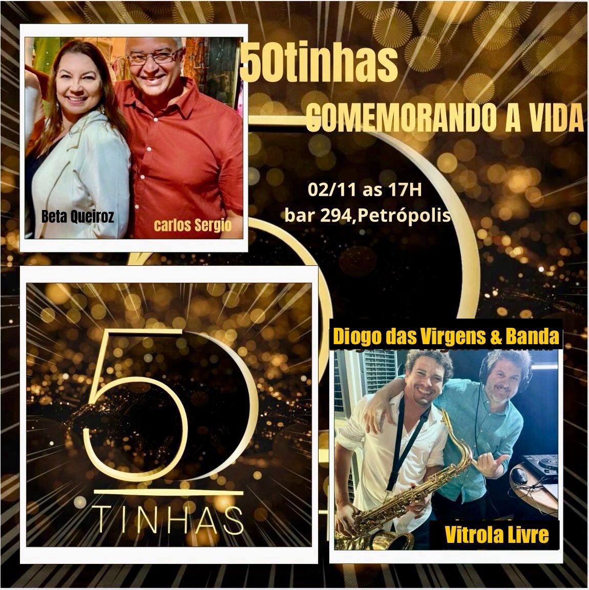 A festa 50tinhas está chegando na 4ª edição