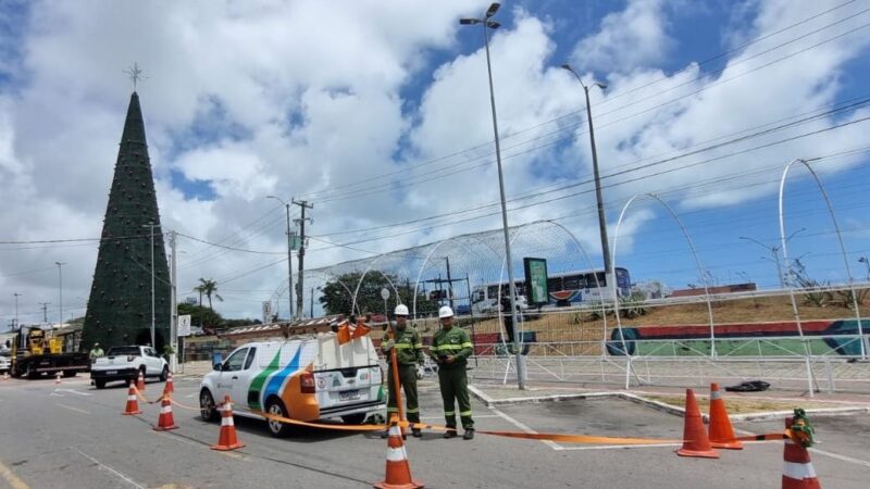 Rede elétrica de Ponta Negra passa por inspeção para eventos de réveillon